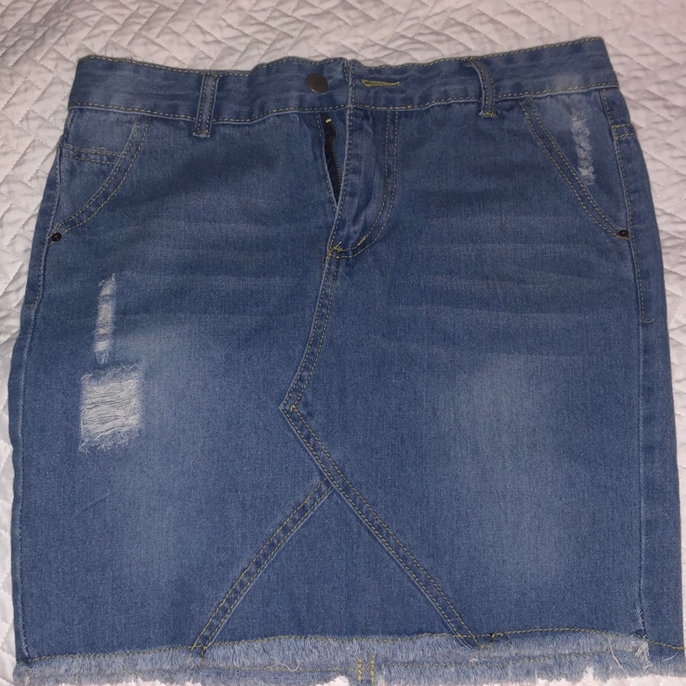 Blue Jean skirt. Size M